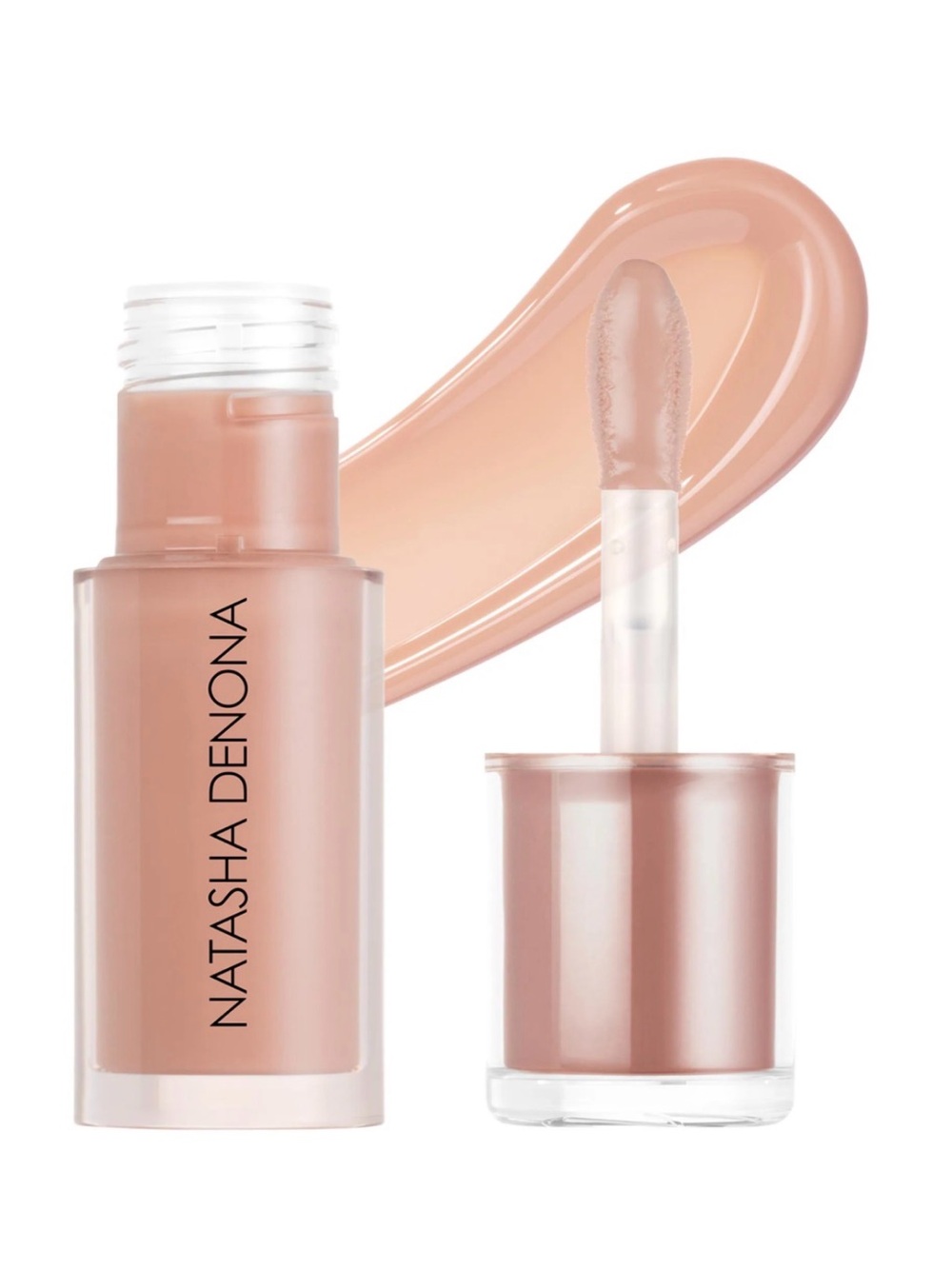 Natasha Denona HY-GLOSS Milky Tinted Lip Gloss Balm- Peach Milk